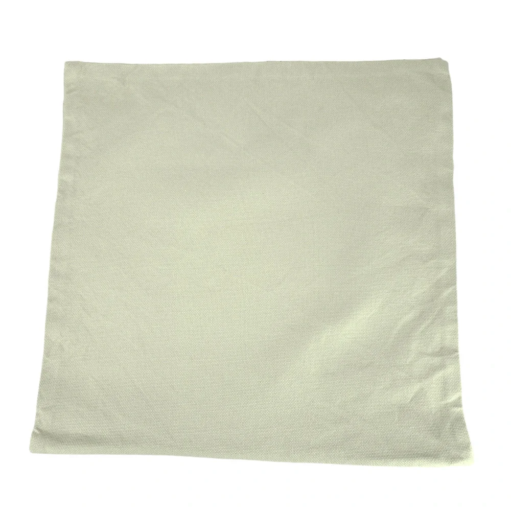 Pottery Barn Pillow‎ Cover & Down Insert 18x18 Beige Canvas 100% Cotton